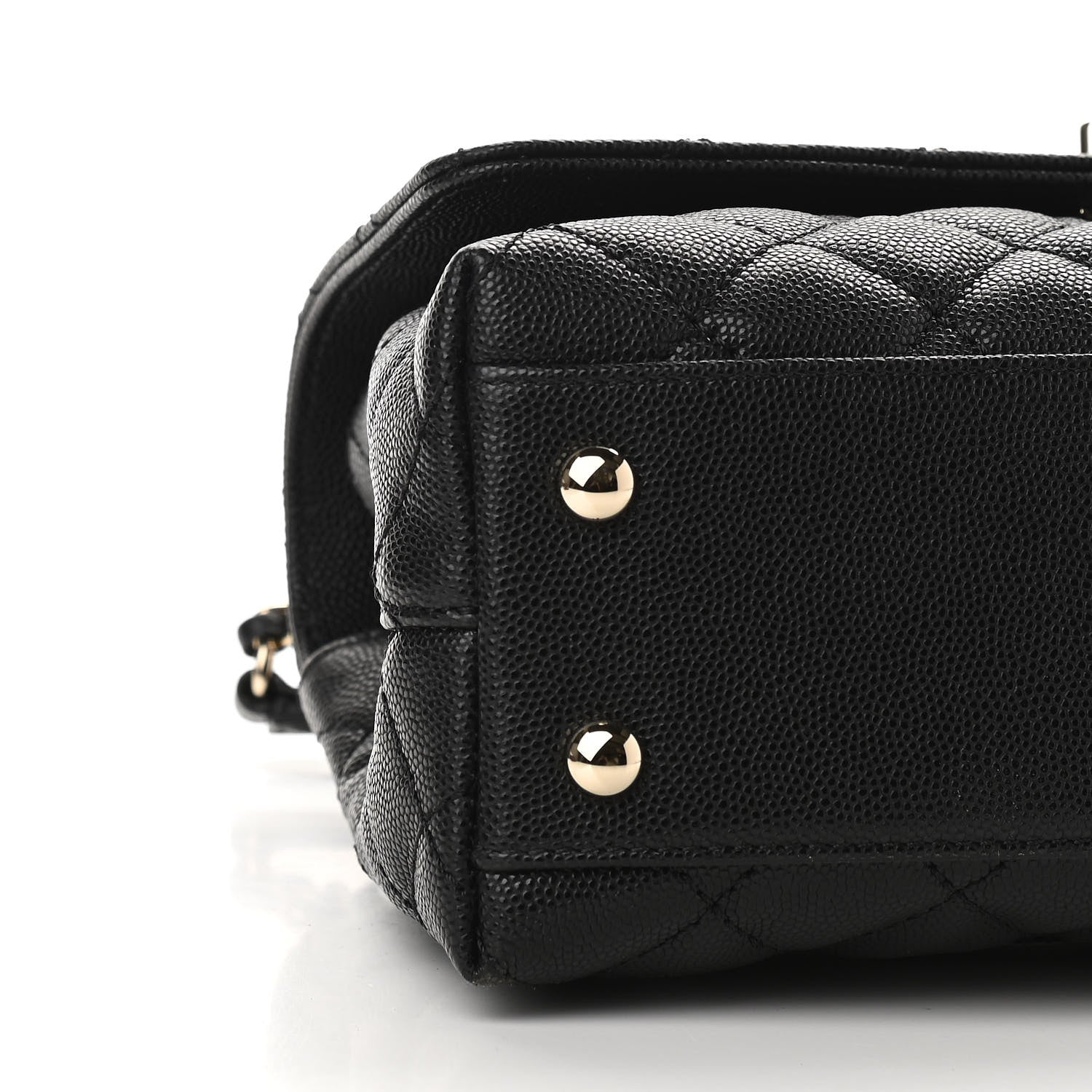 Chanel Caviar Quilted Mini Coco Handle Flap Black 8 of 9