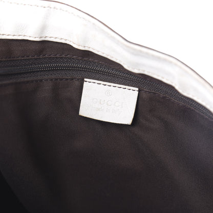 Gucci Monogram Large D Gold Ring Hobo Off White 8 of 12
