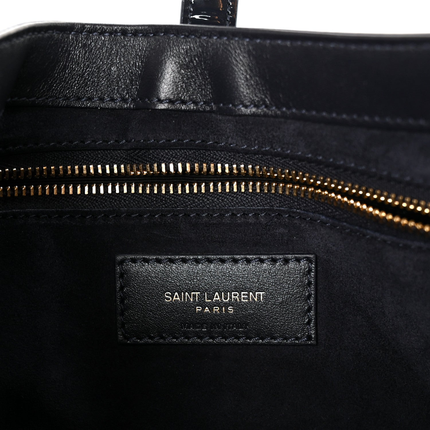 Saint Laurent Patent Le 5 A 7 Hobo Dark Notte 6 of 10