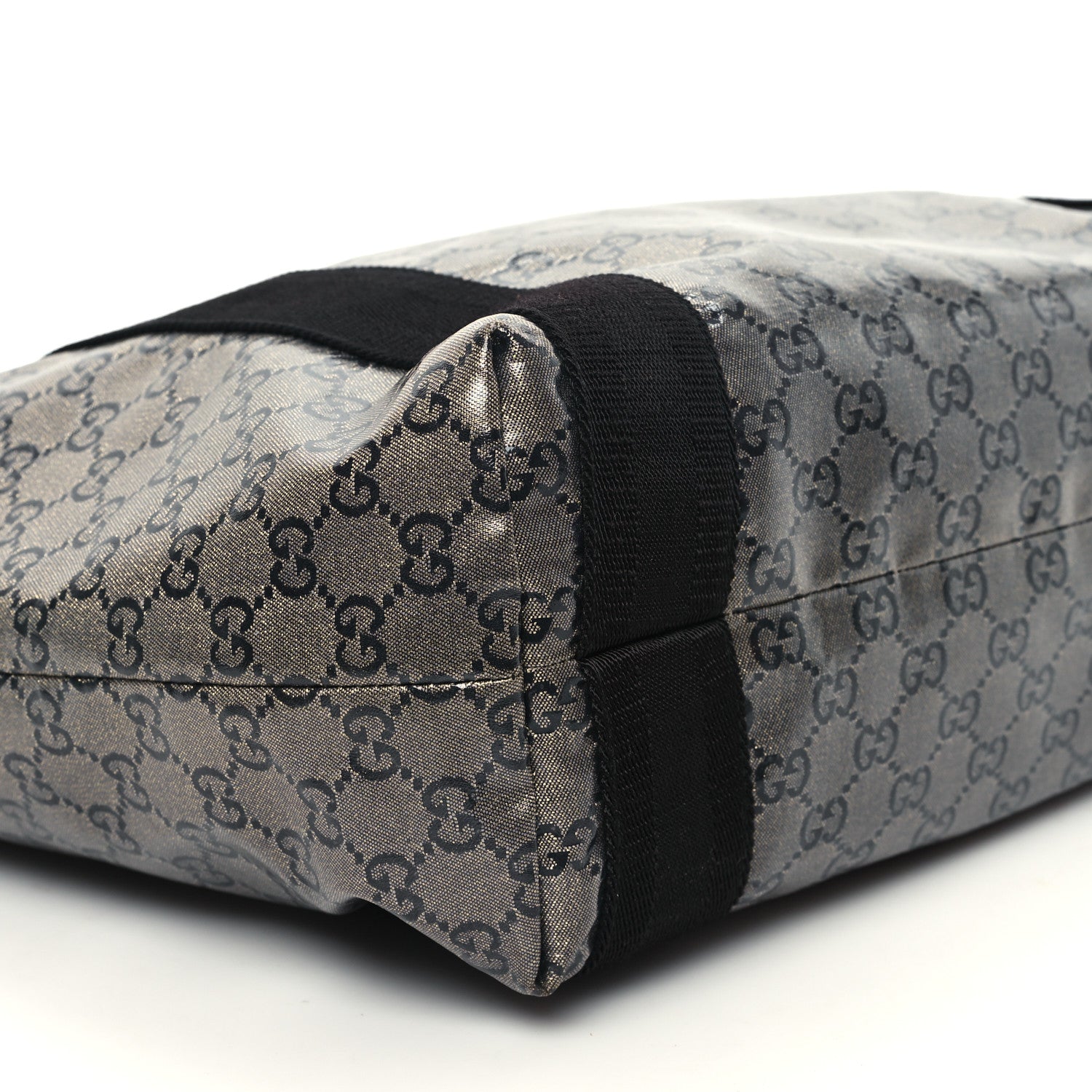Gucci Crystal Monogram Medium Vertical Tote Black 9 of 12
