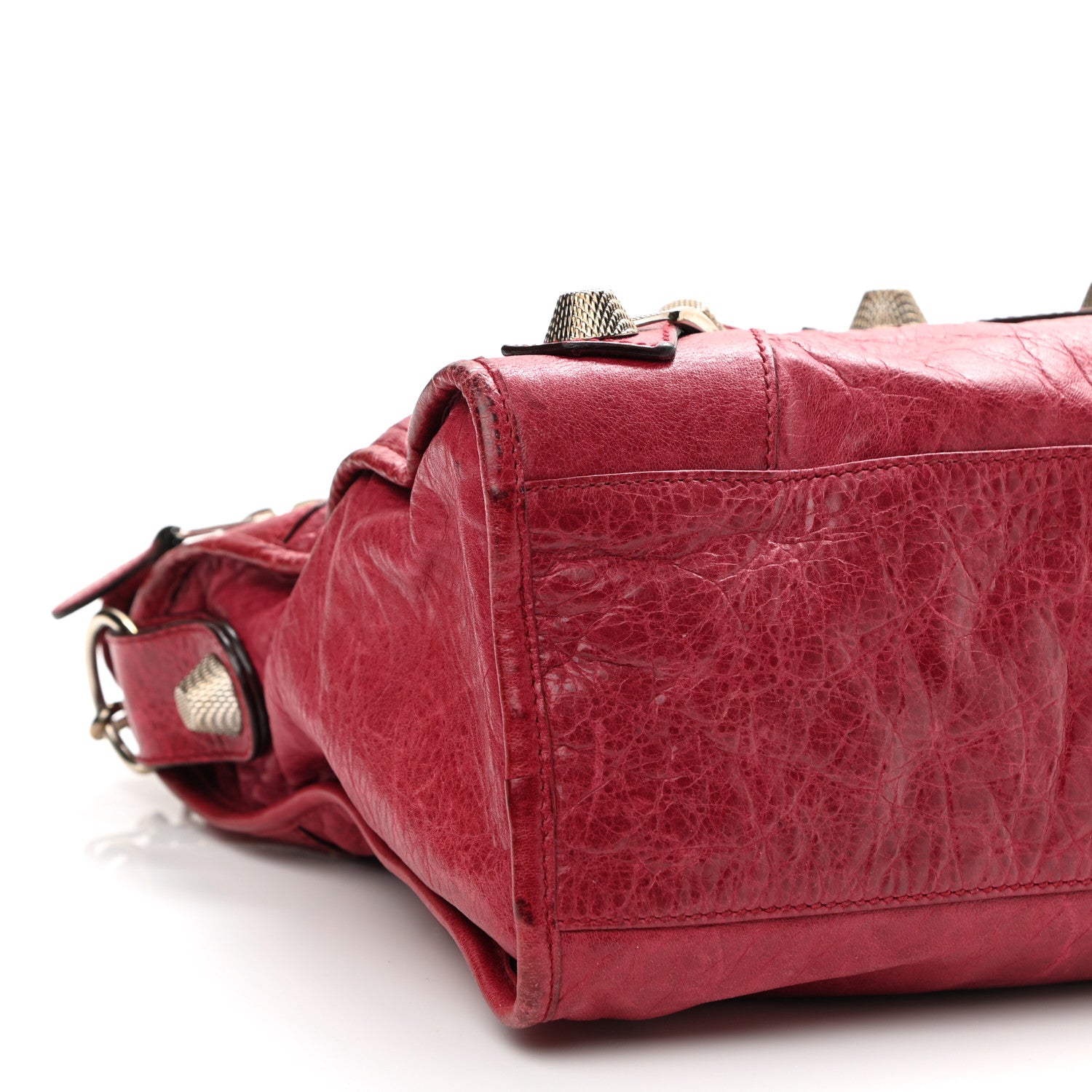 Balenciaga Agneau Giant 21 Silver Hardware City Pourpre 9 of 13