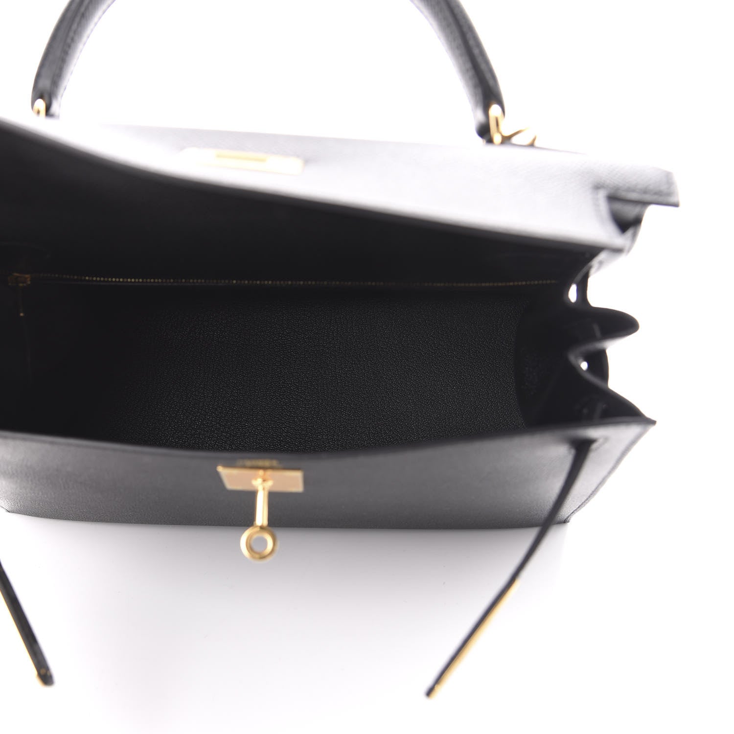 Hermes Epsom Kelly Sellier 28 Black 5 of 11