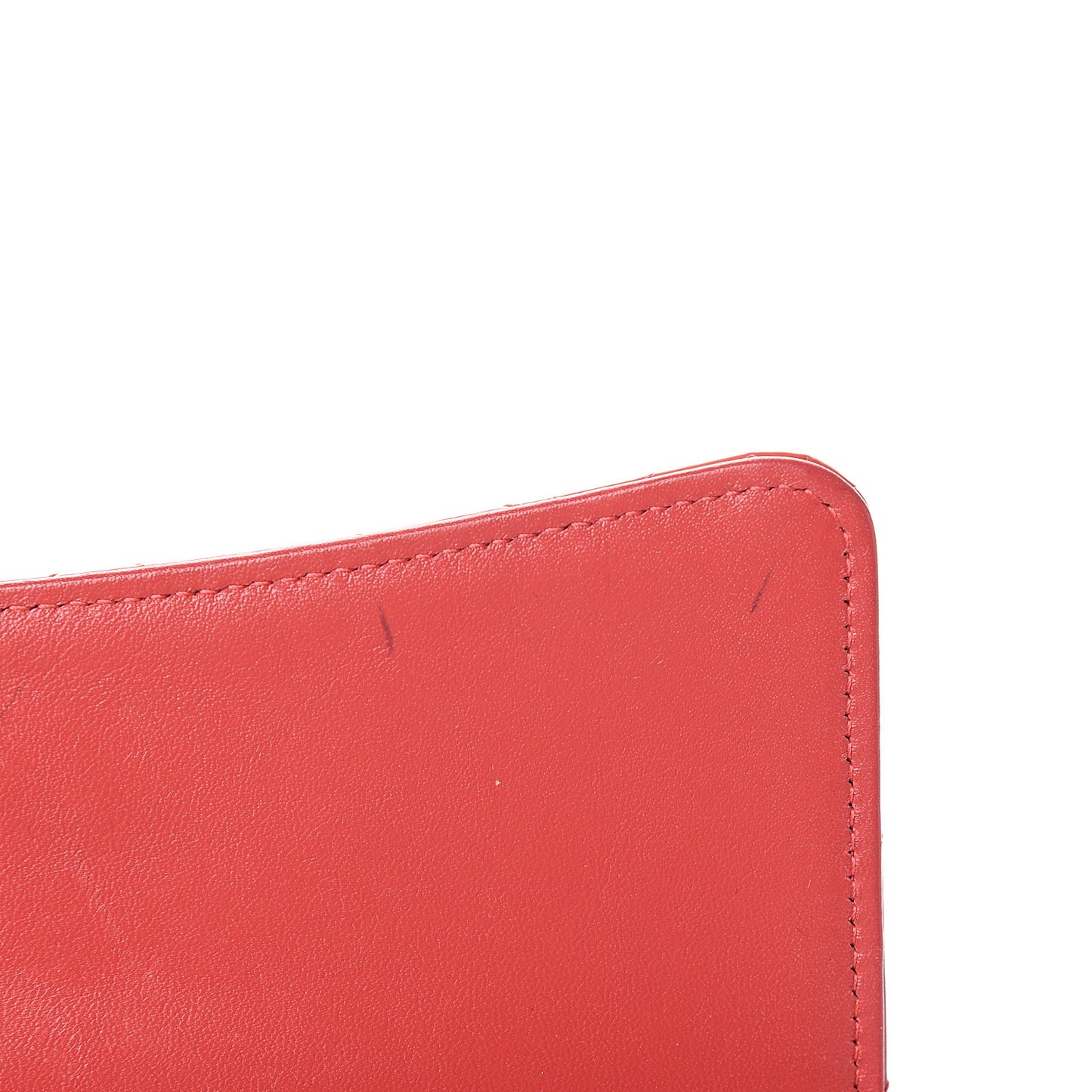 Patent Quilted Large Flap Wallet Coral