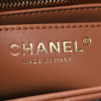 Chanel Lambskin Quilted Mini Pearl Crush Flap Brown Brown 6 of 11
