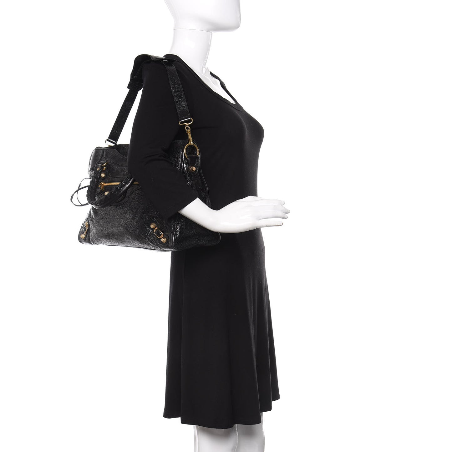 Agneau Giant 12 Gold Hardware City Black