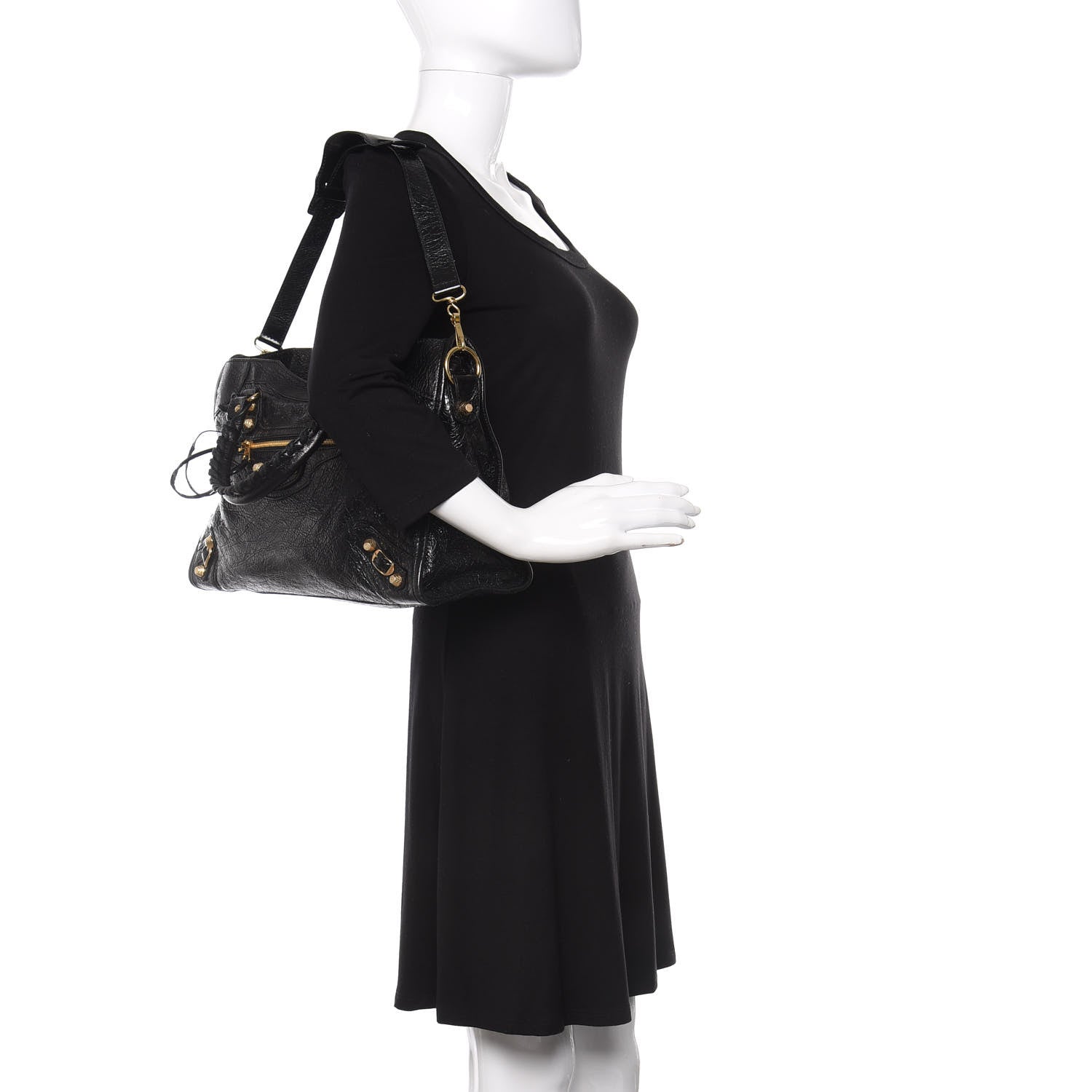 Balenciaga Agneau Giant 12 Gold Hardware City Black 2 of 10