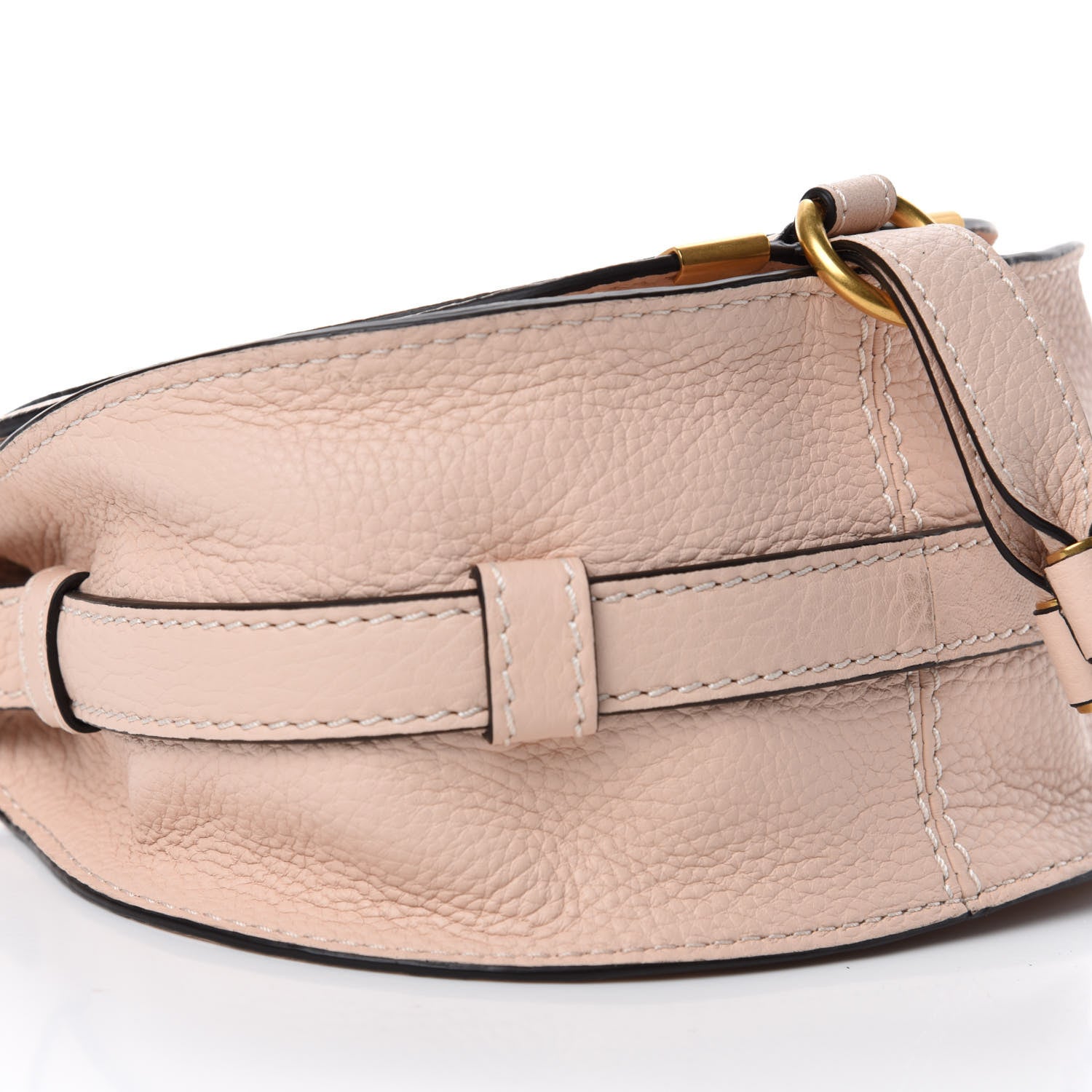 Chloe Calfskin Mini Marcie Round Crossbody Bag Blush Nude 6 of 9