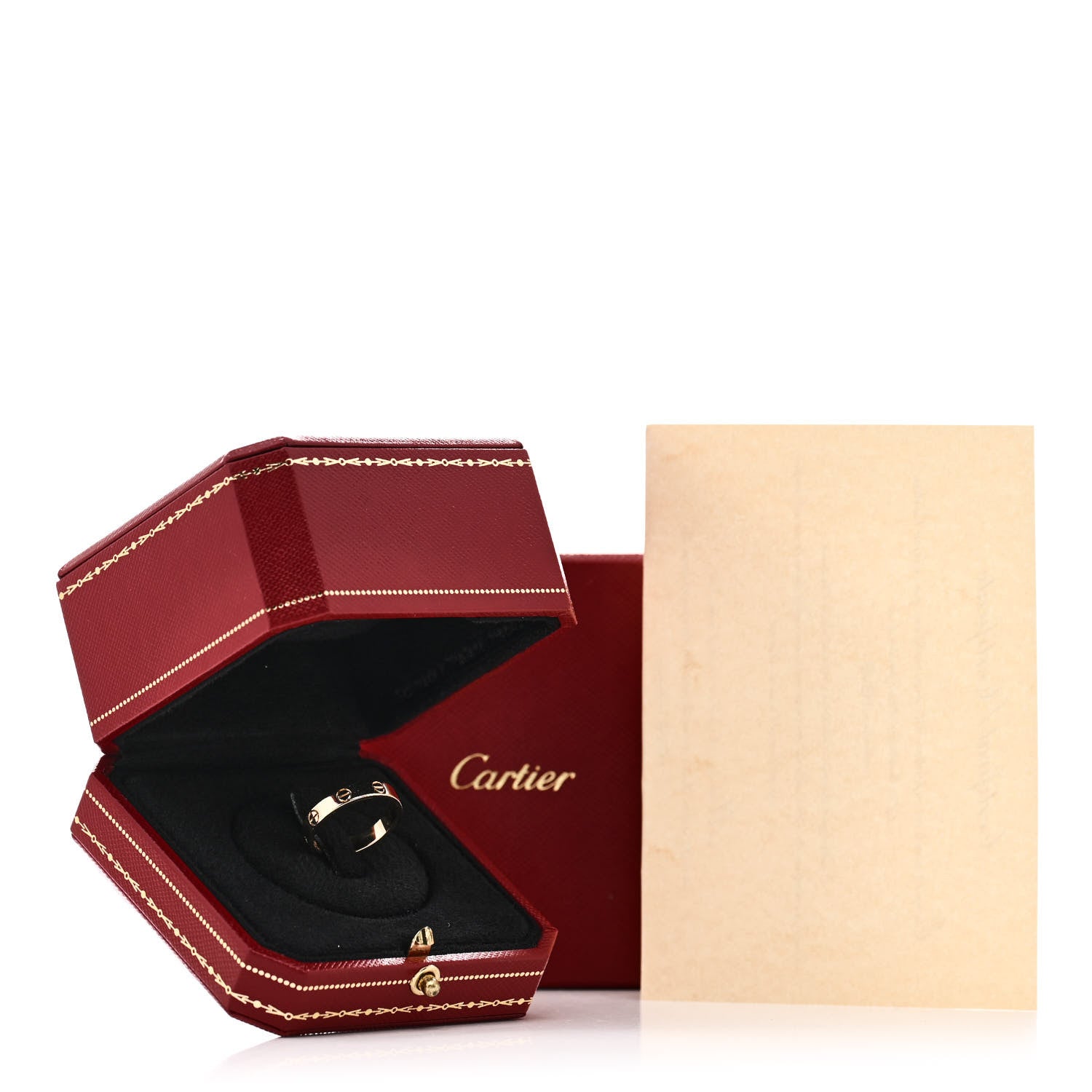 Cartier 18K Yellow Gold 3.5mm LOVE Wedding Band Ring 54 7 5 of 5