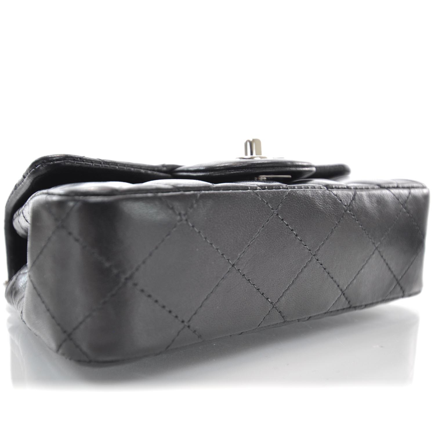 Chanel Lambskin Quilted Extra Mini Flap Black 6 of 11