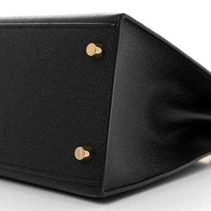 Hermes Epsom Kelly Sellier 28 Black 10 of 11