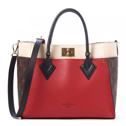 Louis Vuitton Calfskin Monogram On My Side Pirate Red 1 of 9