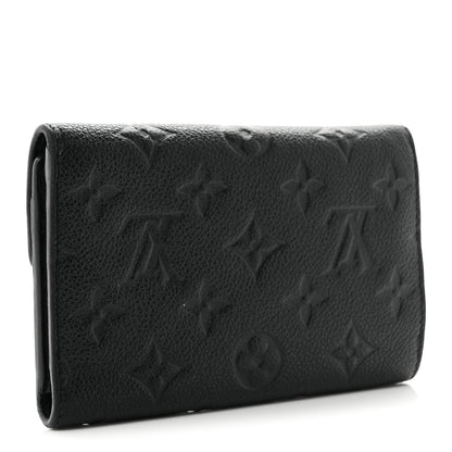 Louis Vuitton Empreinte Compact Curieuse Wallet Black 3 of 7