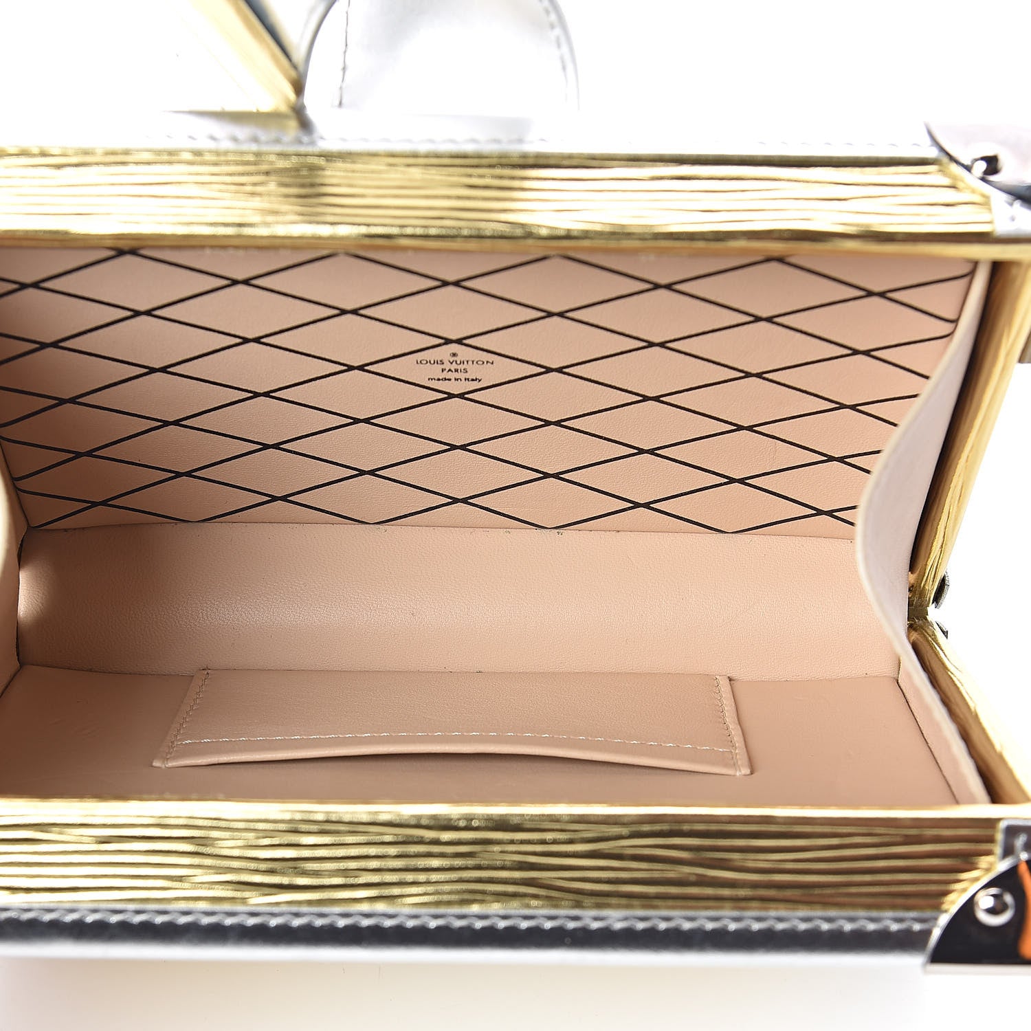Louis Vuitton Metallic Epi Petite Malle Gold 5 of 8
