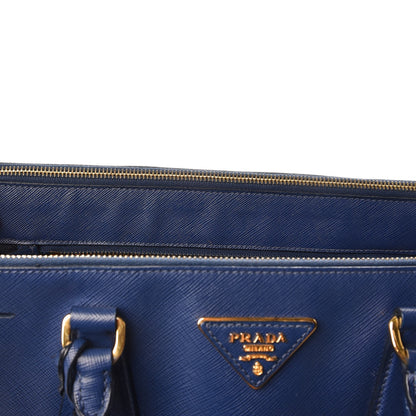 Prada Saffiano Large Galleria Double Zip Tote Bluette 10 of 10
