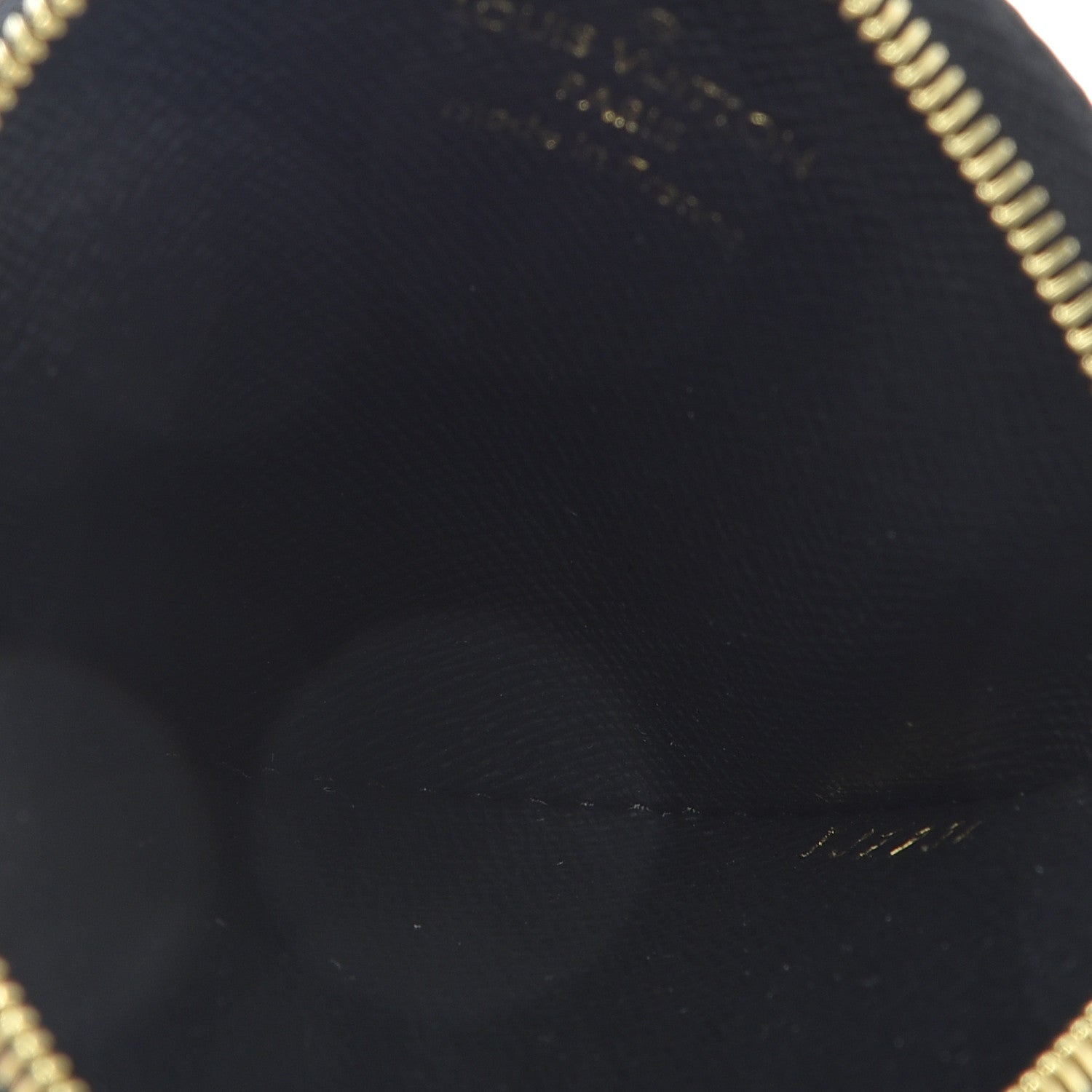 Louis Vuitton Monogram Giant Crafty Round Coin Purse Creme Rouge 5 of 7