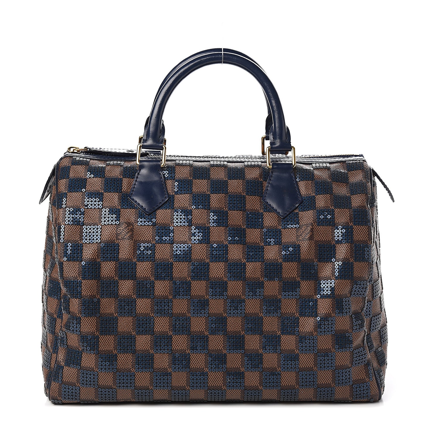 Damier Paillettes Speedy 30 Blue