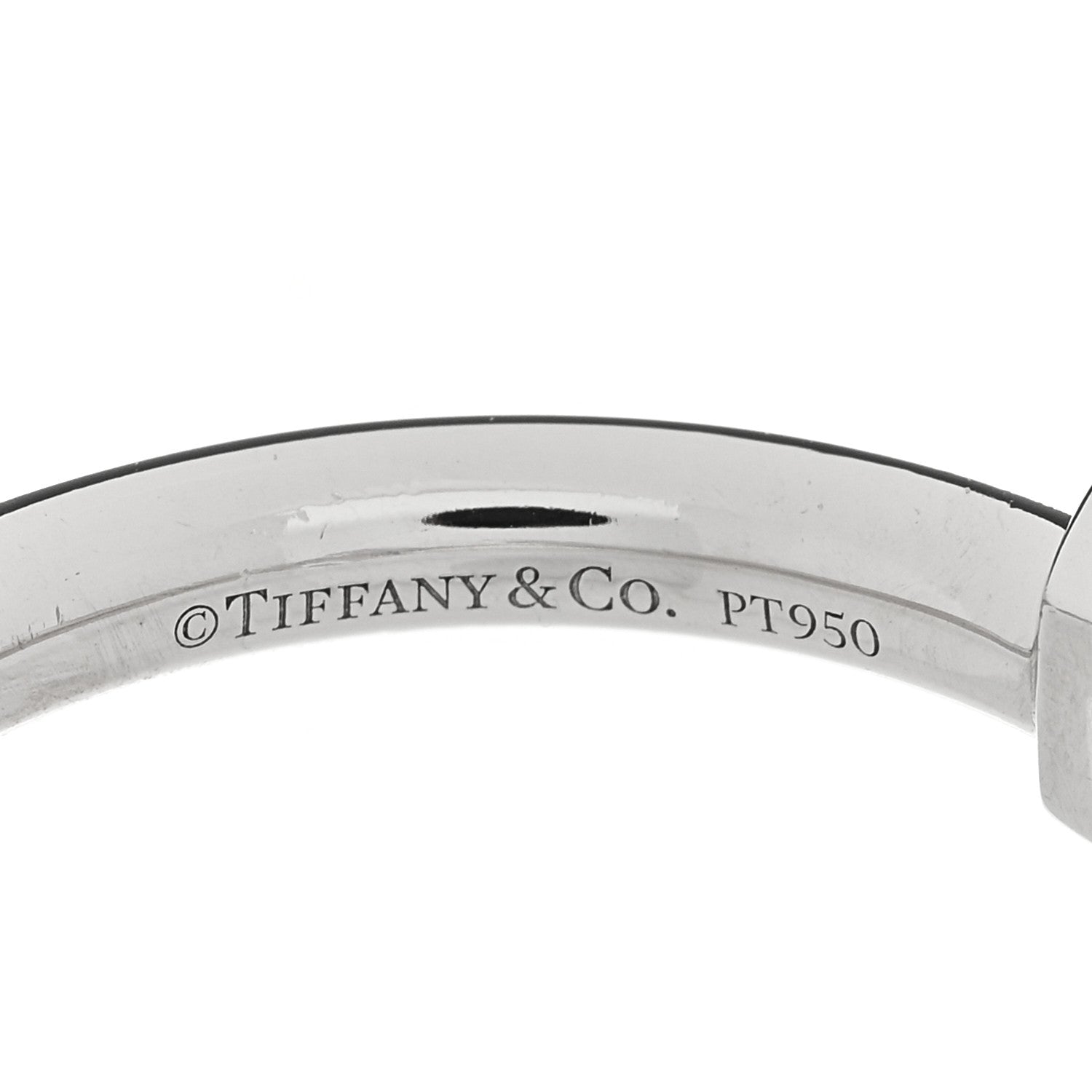 Tiffany Platinum Diamond .43ct Princess Cut Diamond Engagement Ring 52 6 4 of 4