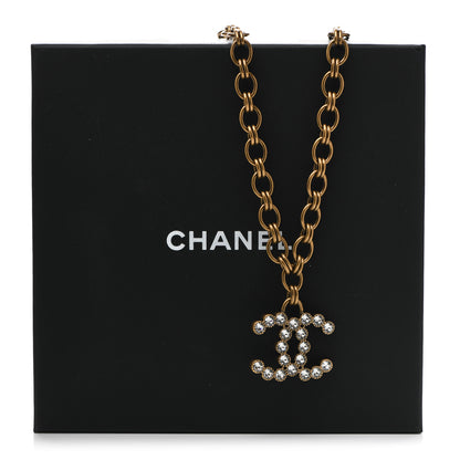Chanel Crystal CC City Of Lights Necklace Gold 5 of 5