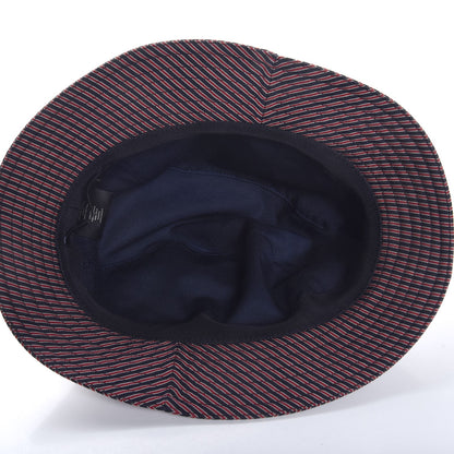 Gucci Cotton Stripe Bucket Hat L Red Black 5 of 8