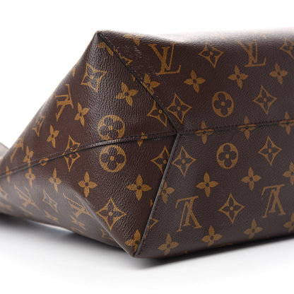 Louis Vuitton Monogram Flower Hobo Black 6 of 13