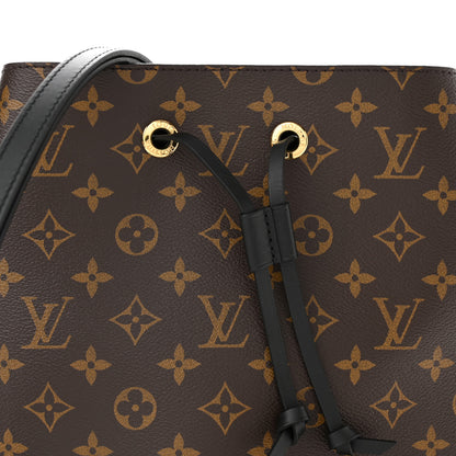 Louis Vuitton Monogram Neonoe MM Black 7 of 9