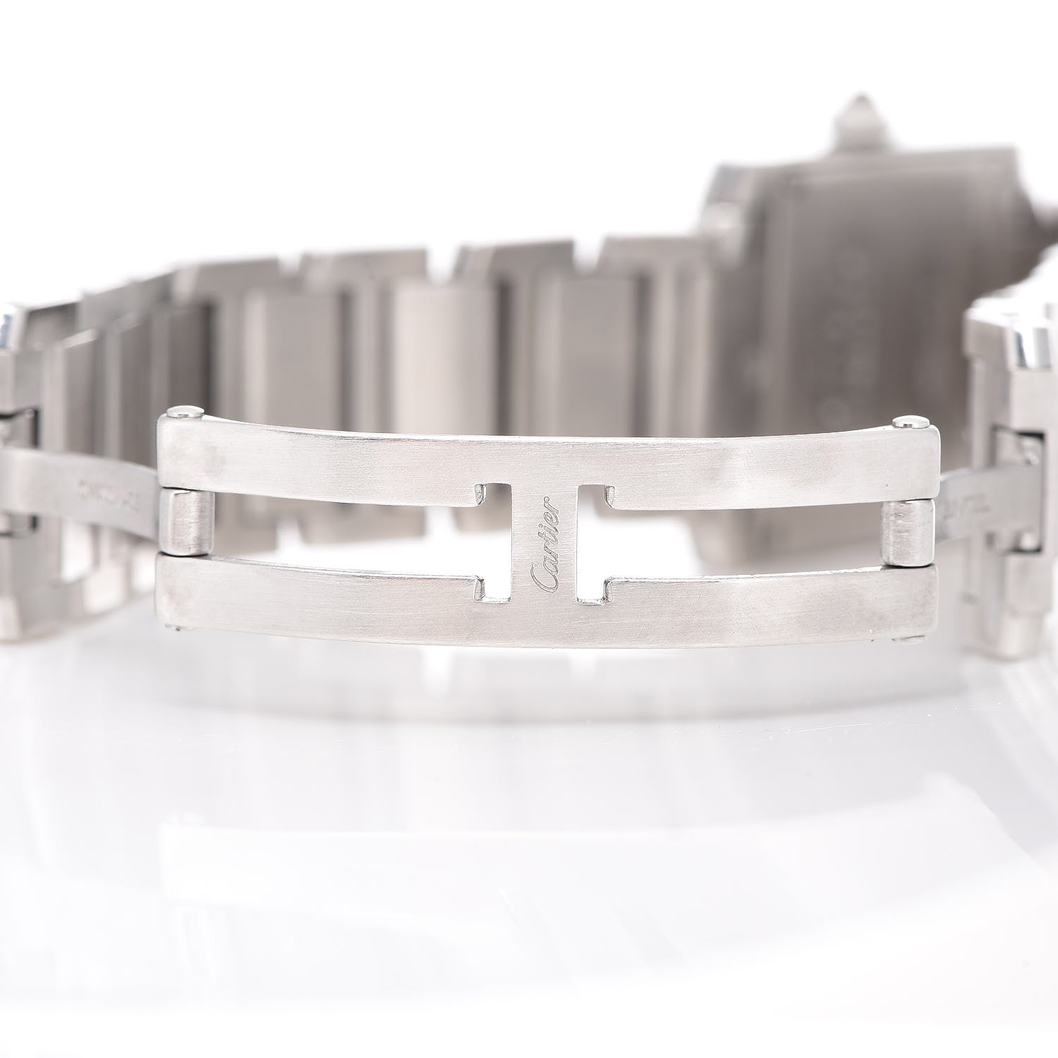 Cartier Stainless Steel 25mm Tank Francaise Quartz Watch 5 of 9