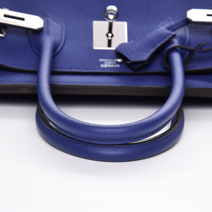 Hermes Togo Birkin 30 Bleu Electrique 29 of 30