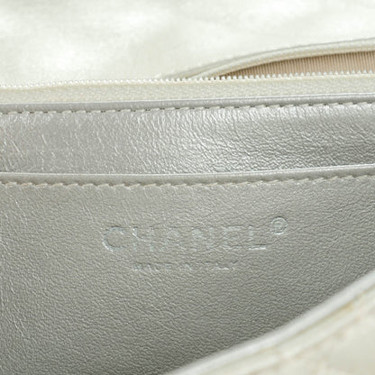 Chanel Metallic Calfskin Quilted 2.55 Reissue Clutch Silver 6 of 7