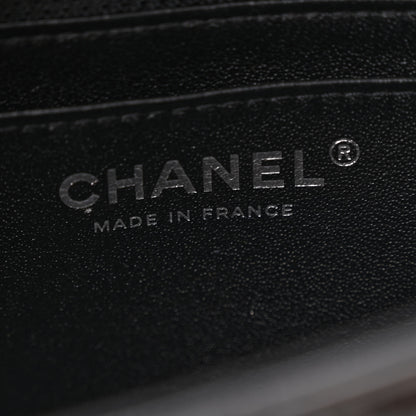Chanel Patent Calfskin Quilted Mini Rectangular Flap So Black 6 of 11