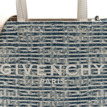 Givenchy Washed Denim Mini G Shopping Tote Blue 7 of 9