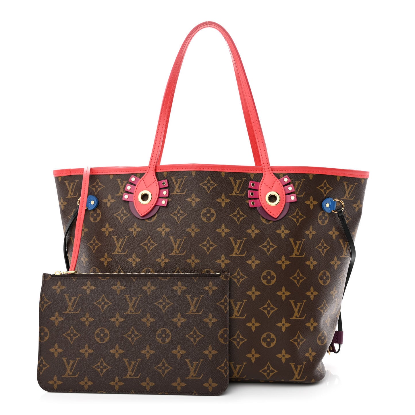 Monogram Totem Neo Neverfull MM Flamingo
