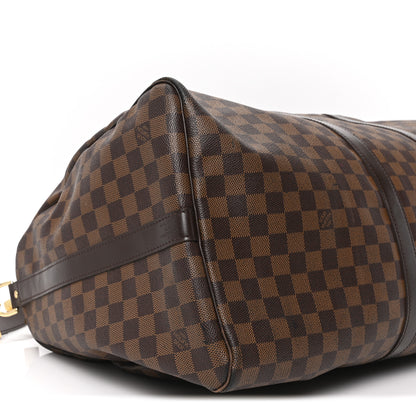 Louis Vuitton Damier Ebene Keepall Bandouliere 55 7 of 8
