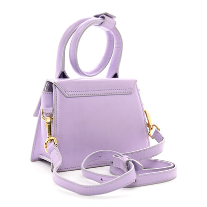 Jacquemus Smooth Calfskin Le Chiquito Noeud Lilac 2 of 12