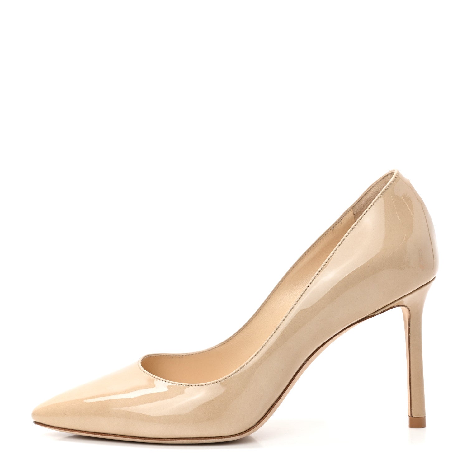 Jimmy Choo Patent Romy 85 Pumps 35 Nude 1 of 7