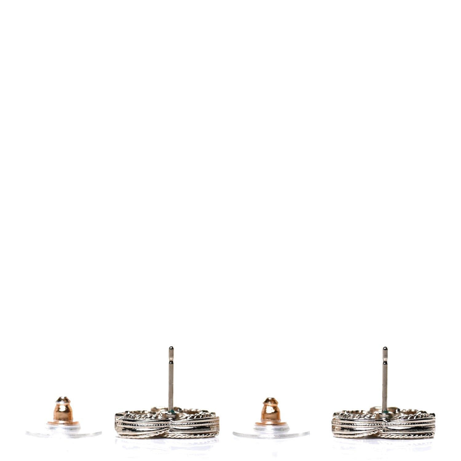 Chanel Pearl CC Earrings Gold 4 of 6