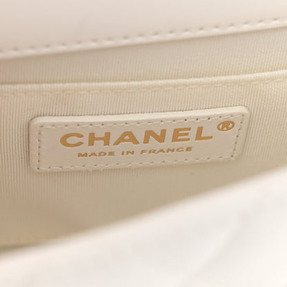 Chanel Lambskin Quilted Small My Precious Flap White 6 of 11