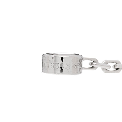 Cartier 18K White Gold Diamond LOVE Drop Earrings 5 of 5