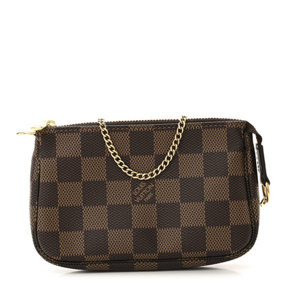 Louis Vuitton Damier Ebene Mini Pochette Accessories 1 of 11