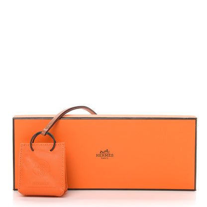 Hermes Milo Lambskin Swift Shopping Bag Charm Feu Gold 4 of 4