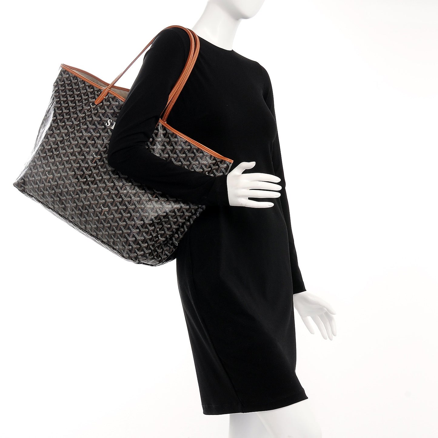 Goyardine Saint Louis GM Black Gold