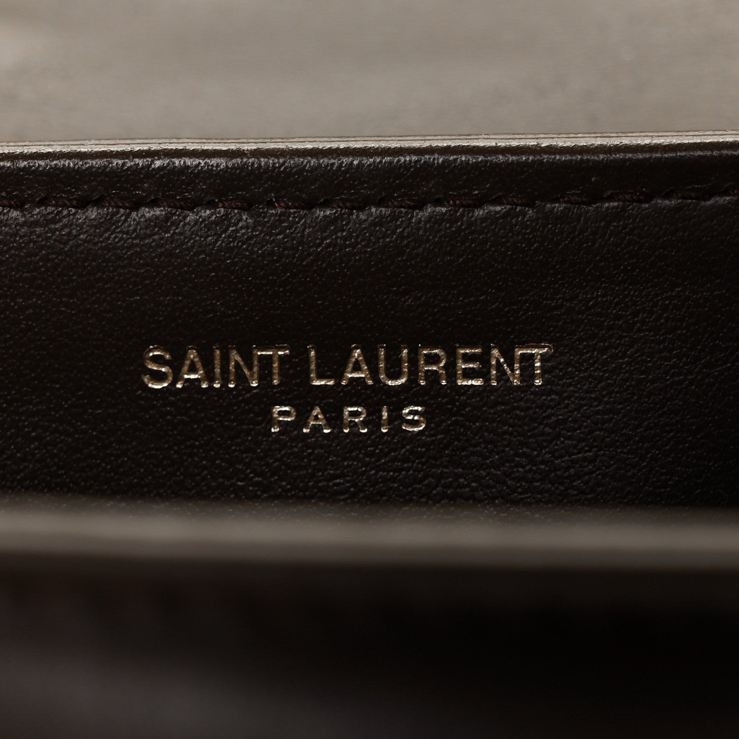 Saint Laurent Calfskin Y Quilted Monogram Toy Loulou Crossbody Bag Soil Brown 6 of 8