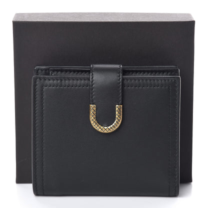 Bottega Veneta Nappa French Compact Wallet Black 8 of 8