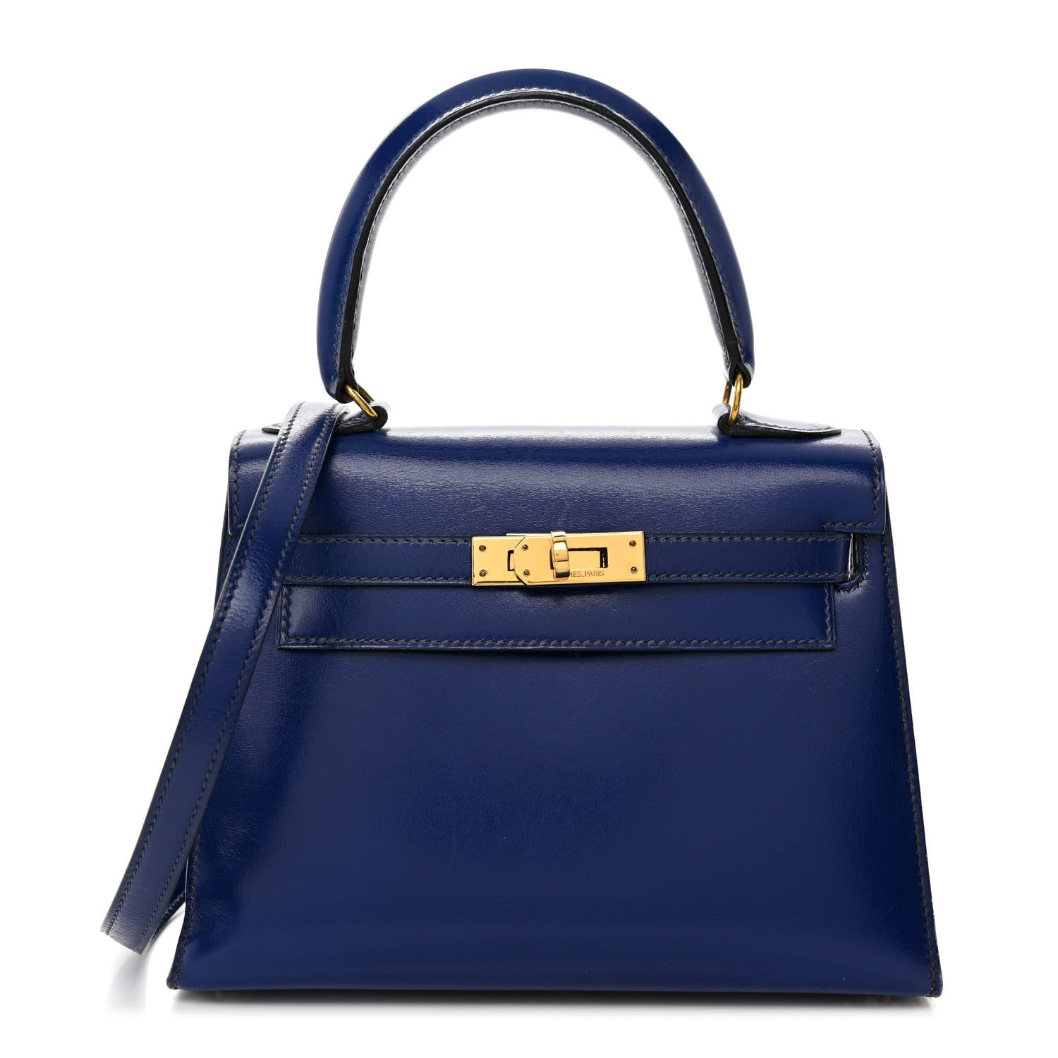 Hermes Box Mini Kelly Sellier 20 Bleu Saphir 1 of 14