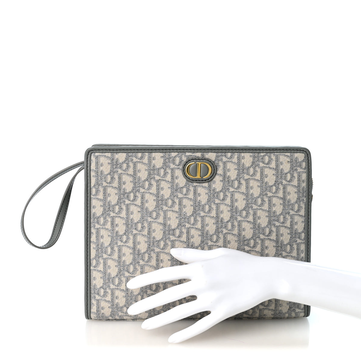 Jacquard Oblique 30 Montaigne Dea Pouch  Gray