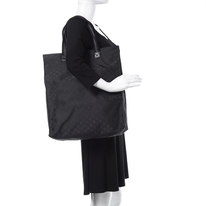 Gucci Nylon Monogram Vertical Tote Black 2 of 10