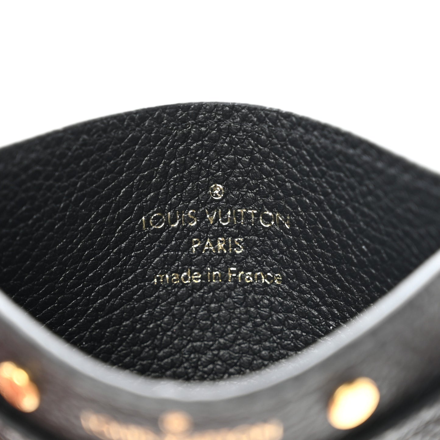 Empreinte Card Holder Black Beige