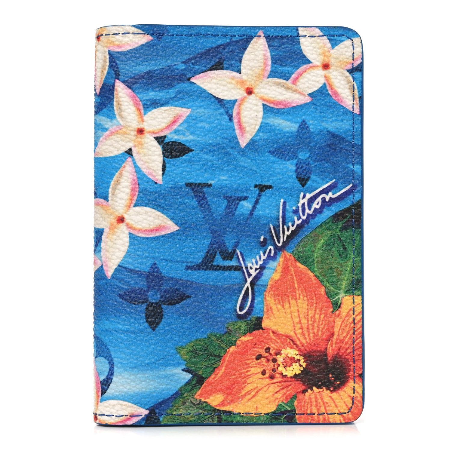 Louis Vuitton Monogram Surfin' Pocket Organizer NM Blue 1 of 8