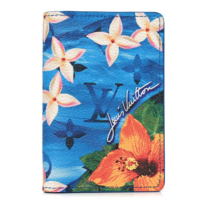 Louis Vuitton Monogram Surfin' Pocket Organizer NM Blue 1 of 8