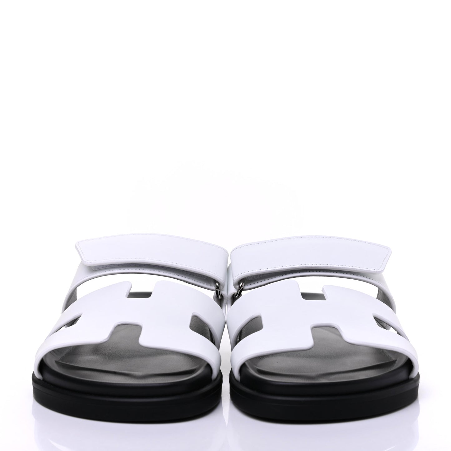 Calfskin Womens Chypre Sandals 39 White