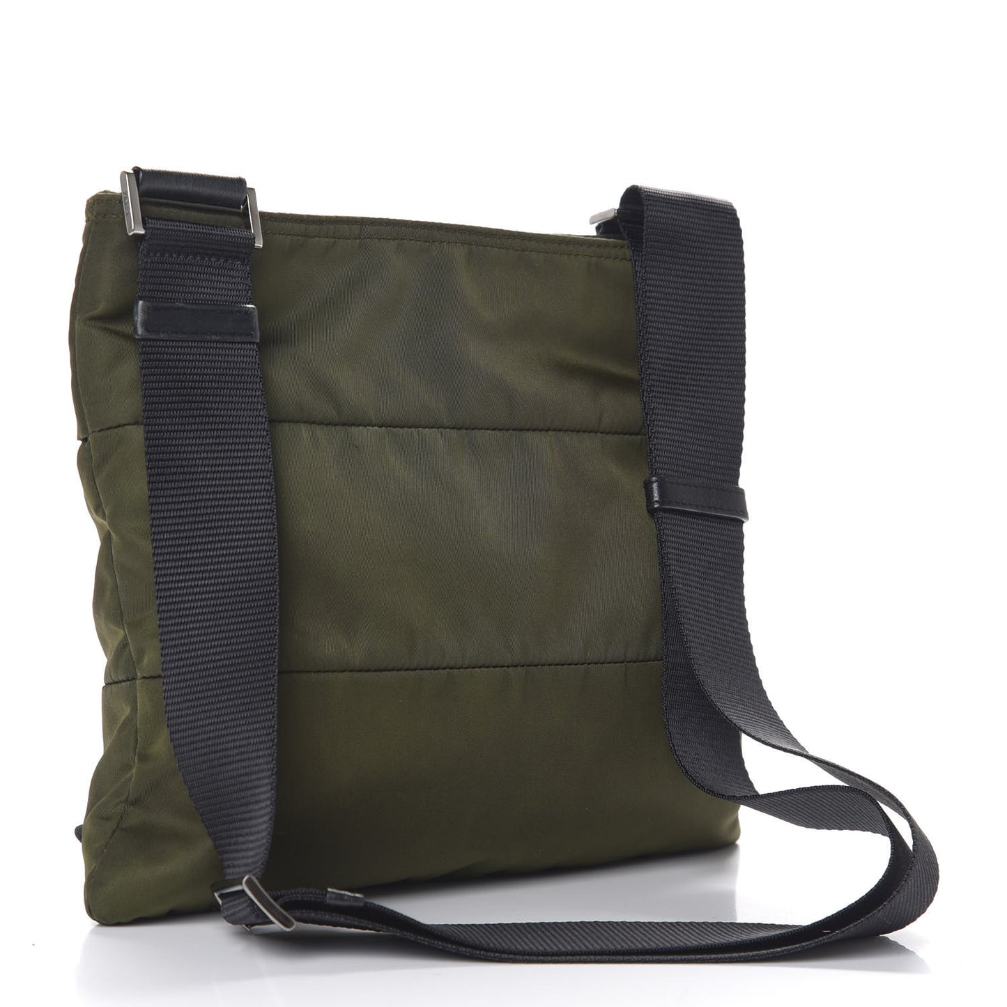 Tessuto Nylon Flat Messenger Bag Militare